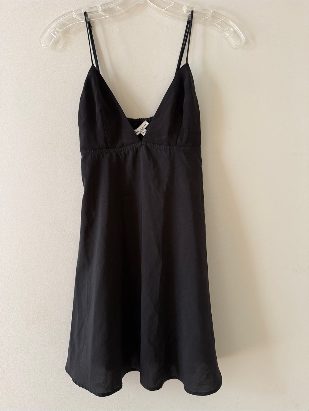 Foley + Corinna Black Slip Dress (XS)